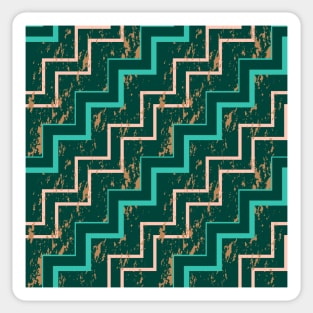 Marbling zig zag Sticker